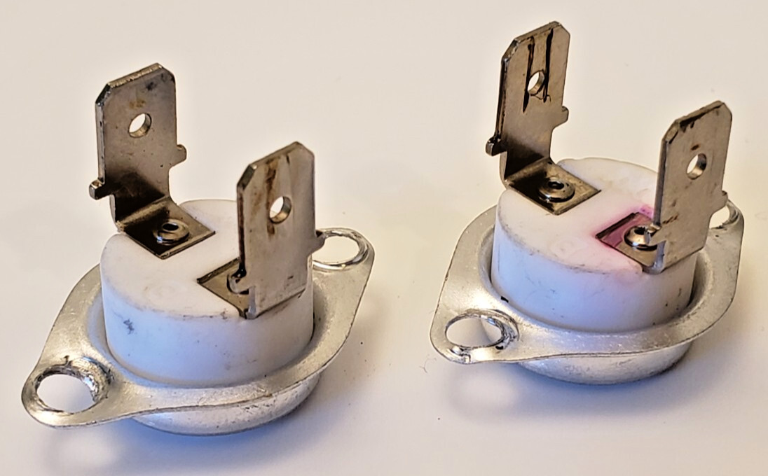 Lot of 2 Thermostat Temperature Switch L250-50C replacement part