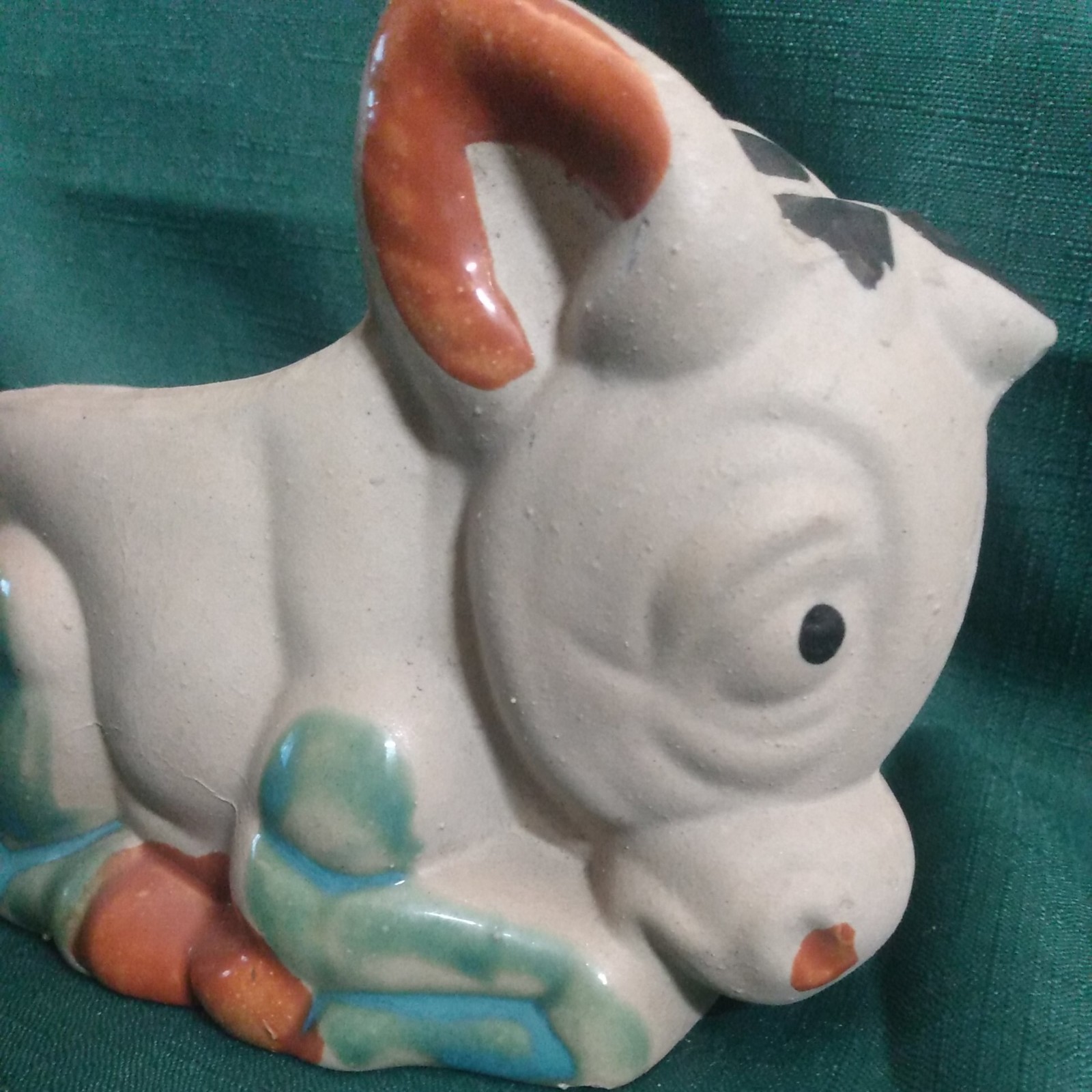 Kitchey Stoneware Donkey Planter Comic and Cute!