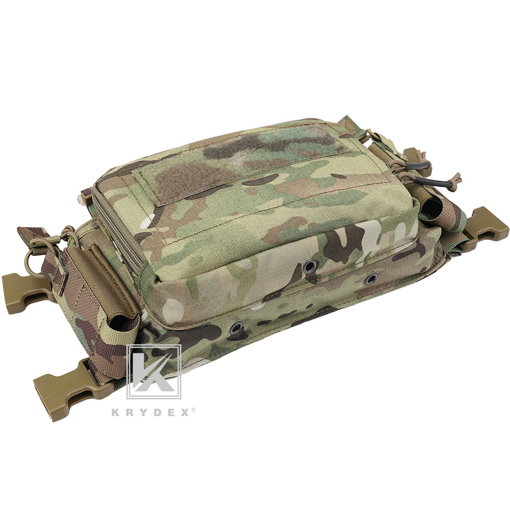 KRYDEX D3CR Chest Rig Harness Mag Pouches & D3 Flatpack Backpack MOLLE Rucksack