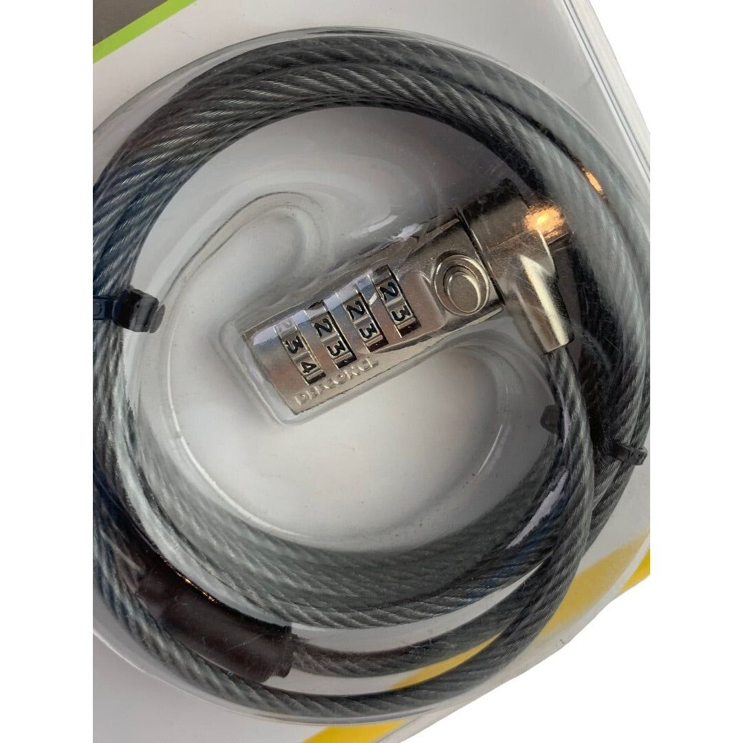 Targus Laptop Cable Lock Defcon CL 6.5ft long Combination Code Security Base