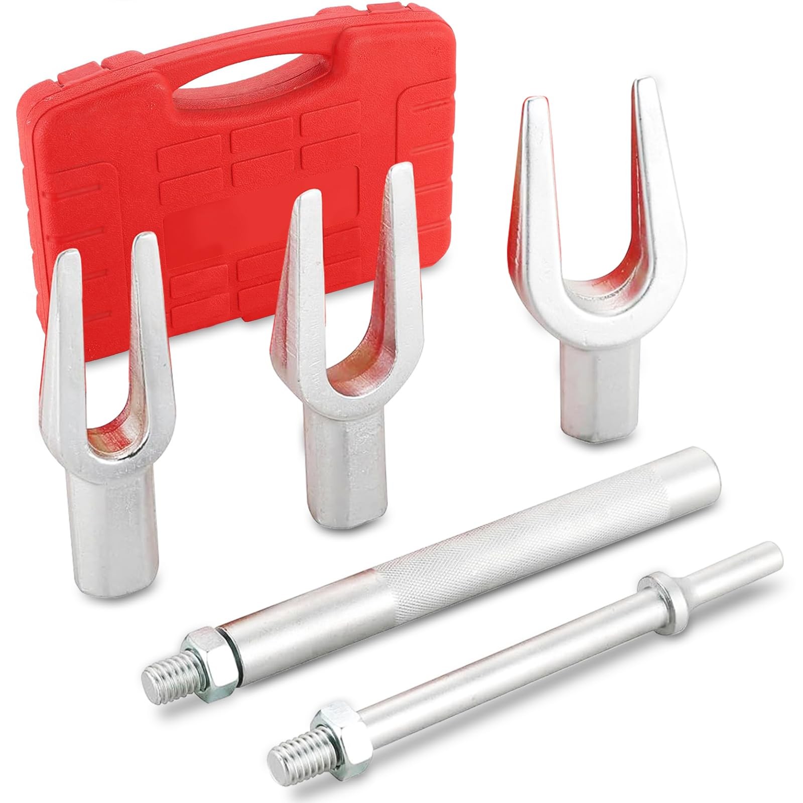 DASBET 5-Piece Ball Joint Separator Tool, Pickle Fork Tool Set, Heavy Duty Tie R
