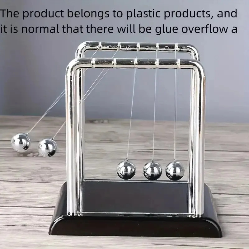 Newton’s Cradle Steel Balance Balls Physics Pendulum Desk Toy Stress Relief Deco