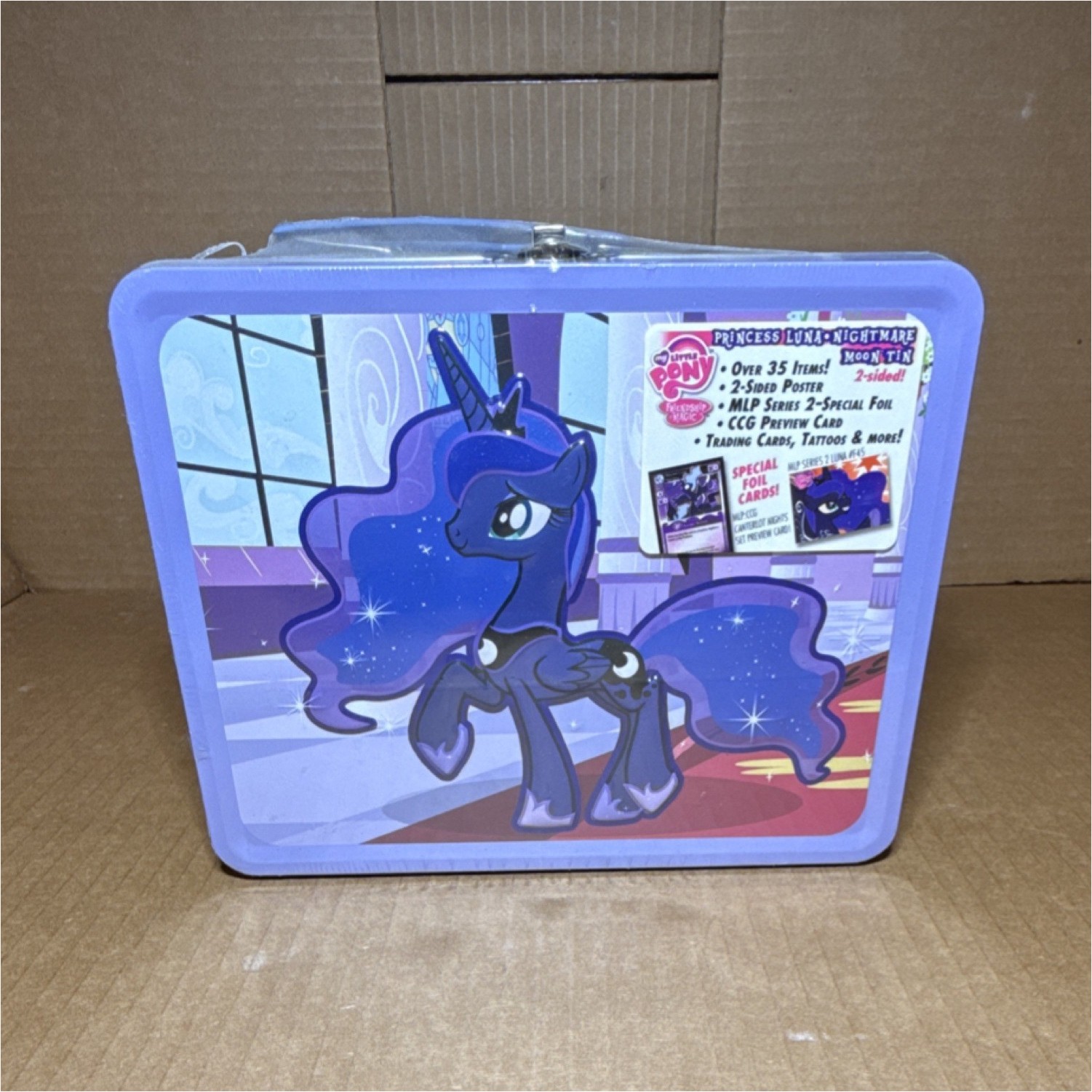 My Little Pony Princess Luna Nightmare Moon Metal Lunchbox Collectible (Sealed)