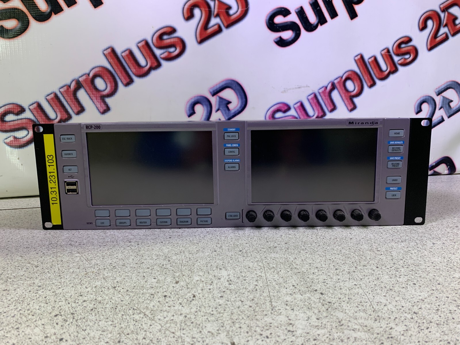 Miranda RCP-200 Advanced Remote Control Panel