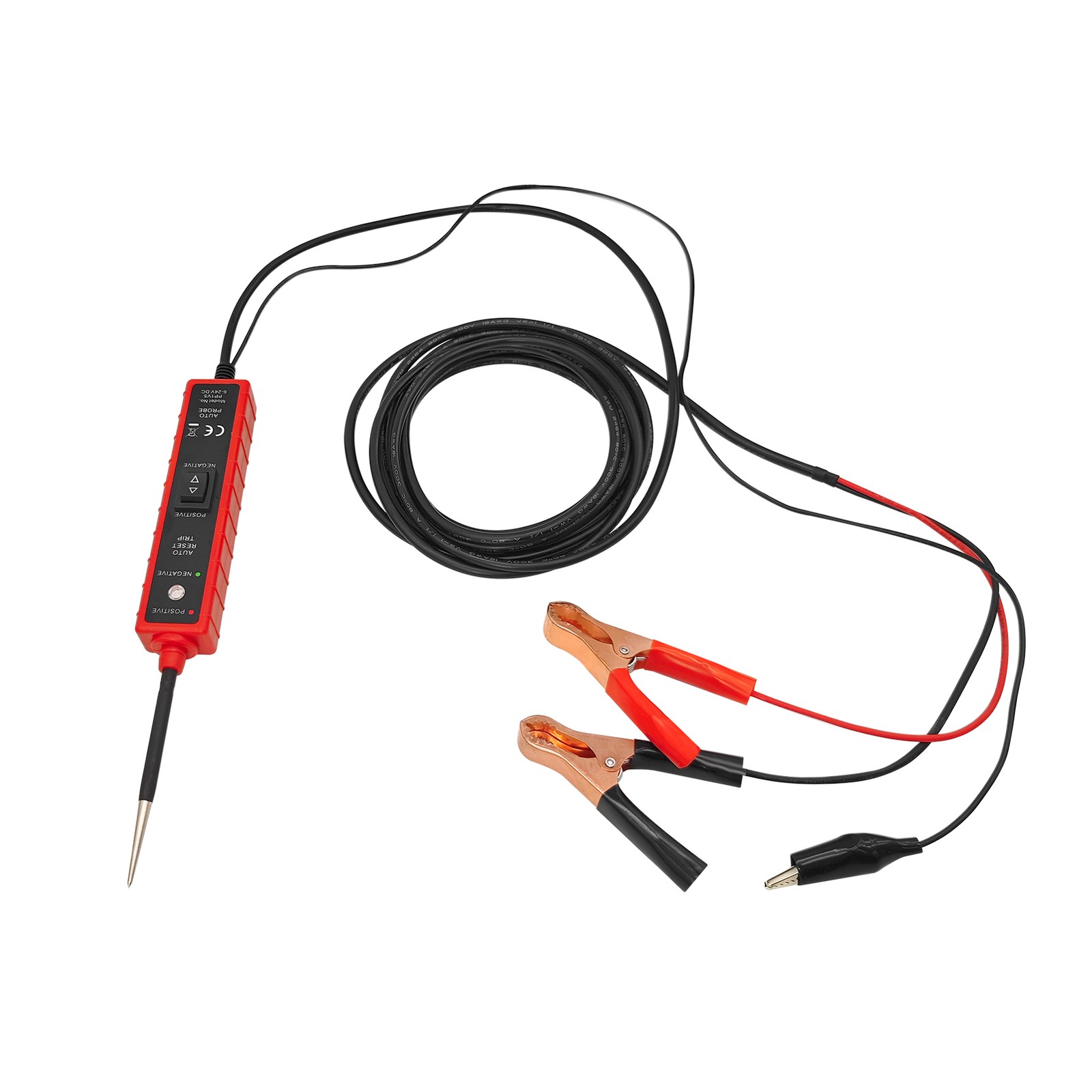16ft DC 6-24V Voltage Light Motor Automotive Circuit Tester Checking Tools