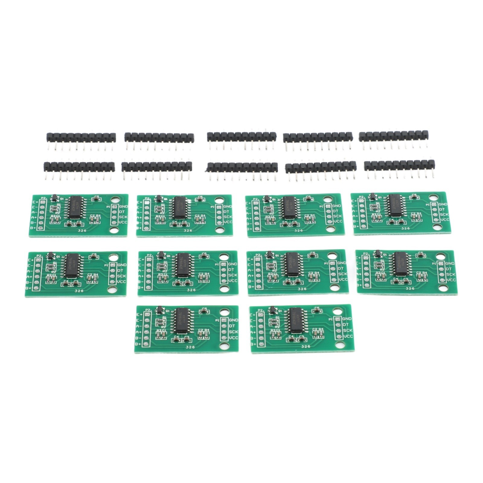 10PCS HX711 24bit for ADC load cell modules dual inputs for Arduino scale