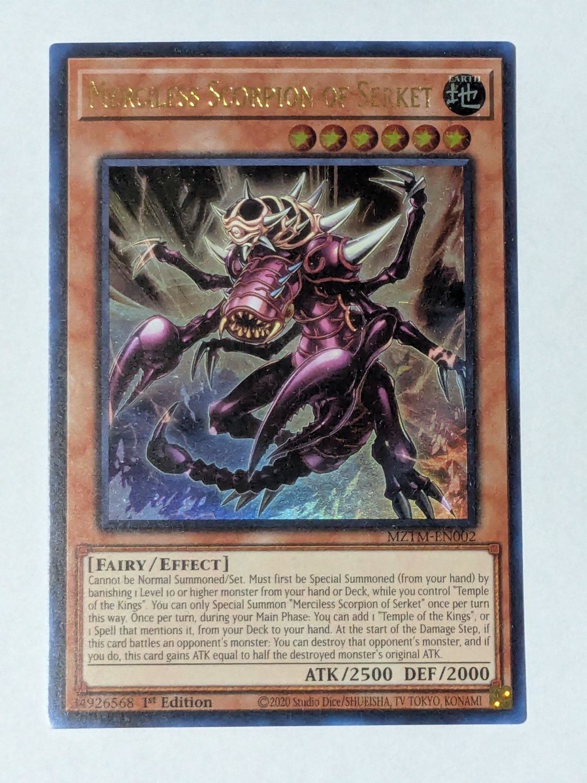 Merciless Scorpion of Serket Ultra Rare Yugioh! MZTM
