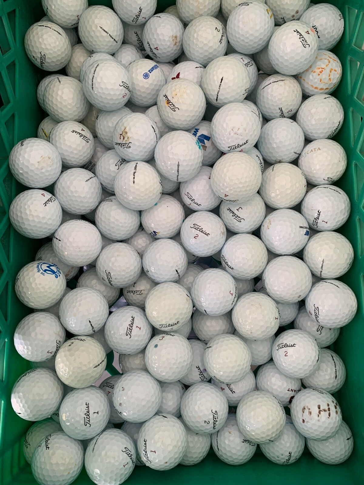 50 Titleist NXT Tour Used Golf Balls AAA Good Playing Condition