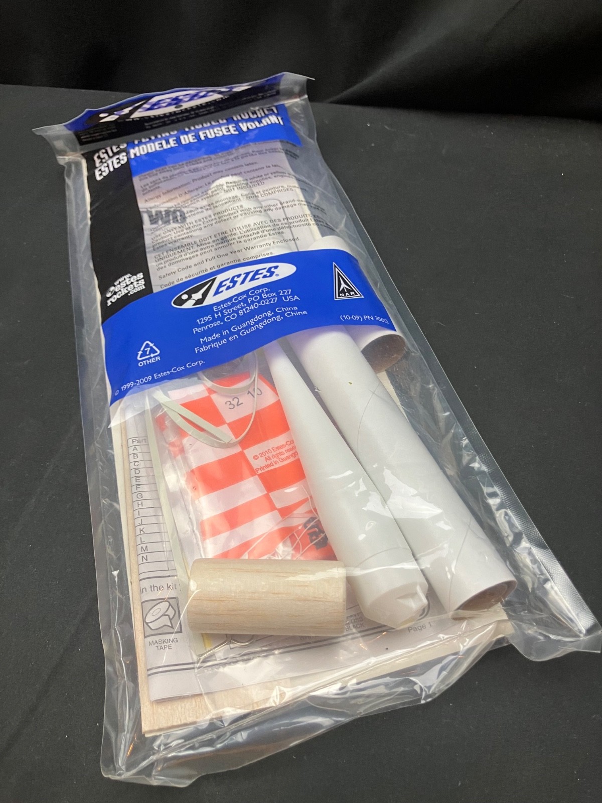Estes Chuter-Two Flying Model Rocket Kit #3009 - Sealed