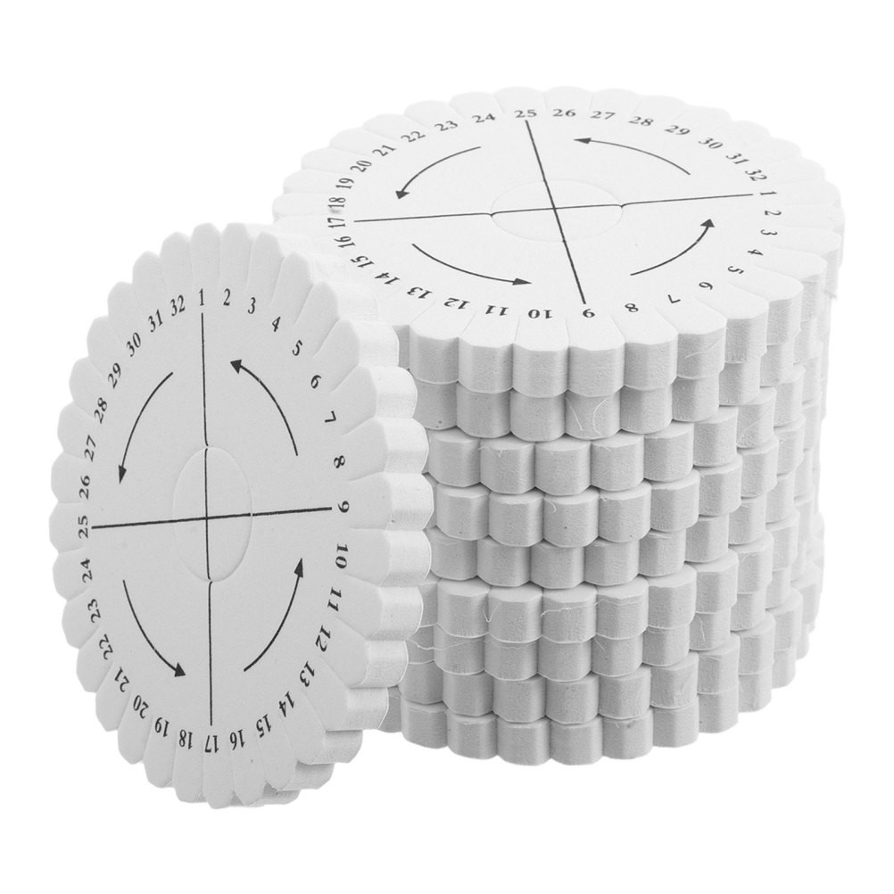 20 Pcs Bracelet Beading Plates Making Round Tool Braiding Template