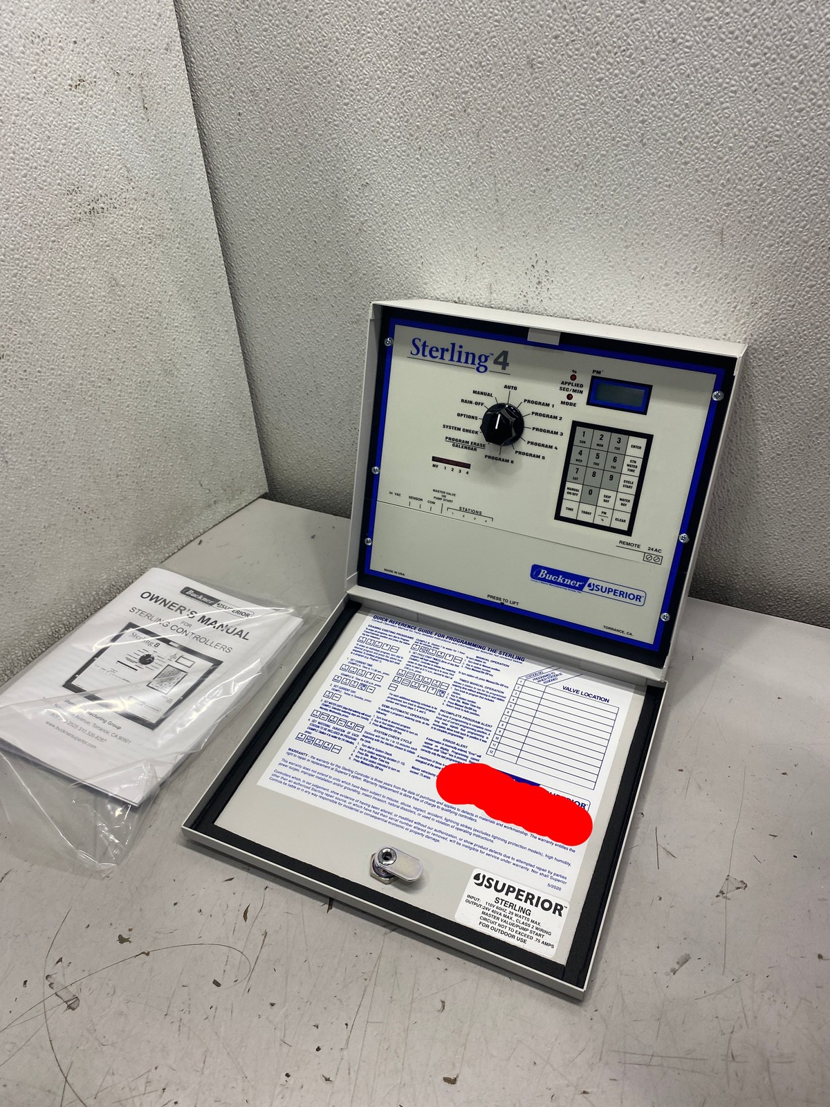 Superior Controls Sterling Irrigation and Sprinkling System Controller Model 4