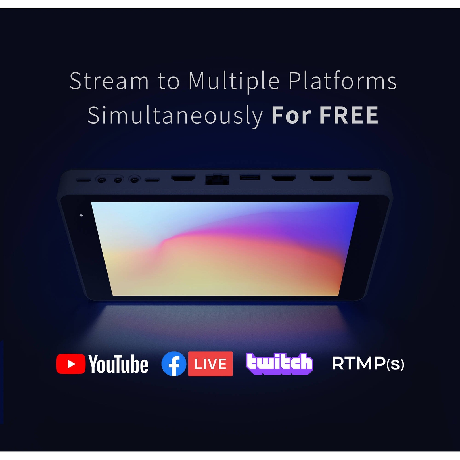 YoloLiv YoloBox Pro Multi-Camera Live Streaming Studio Encoder Recorder Switcher