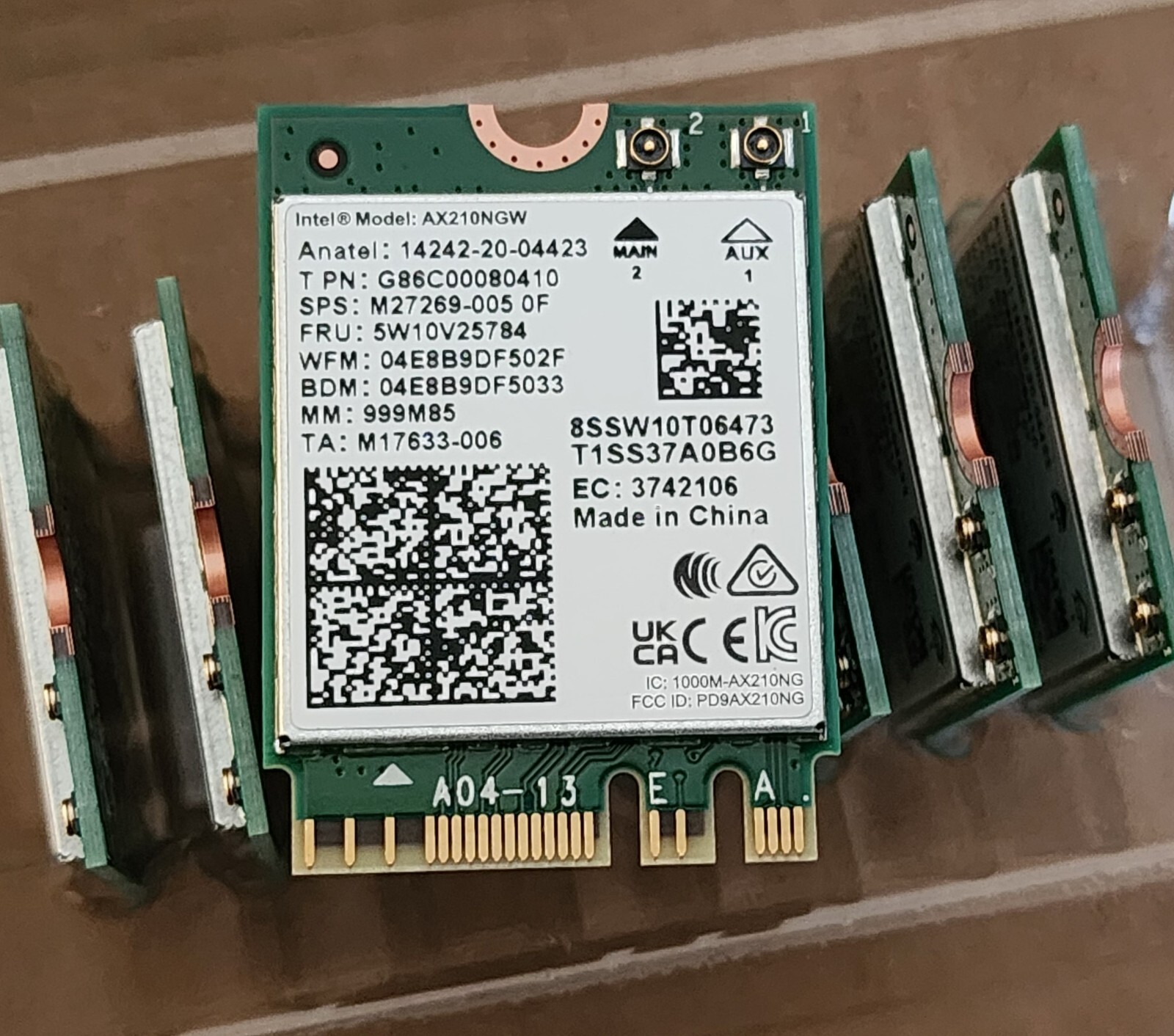 Intel WiFi 6E AX210 M.2 2230 2X2 AX Bluetooth 5.2 NO VPRO for Dell XPS 8930
