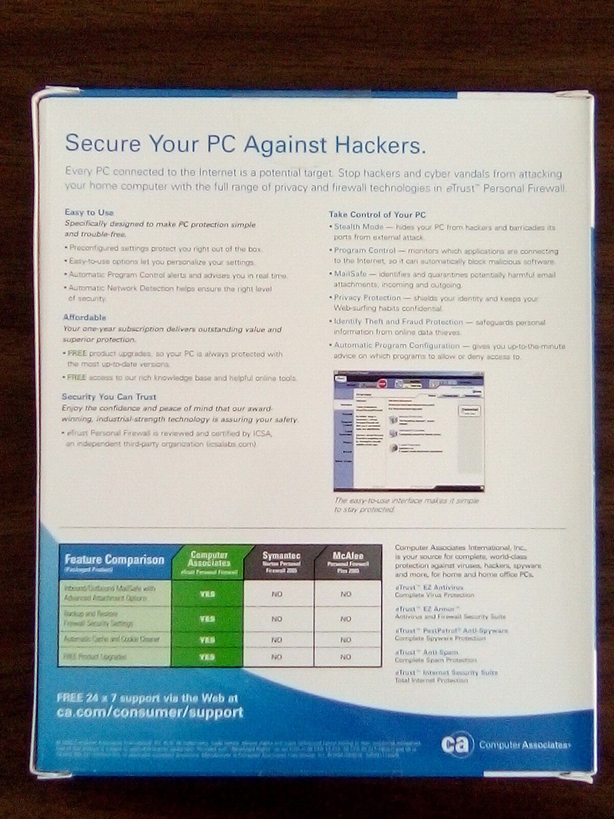 CA eTrust Personal Firewall 2006