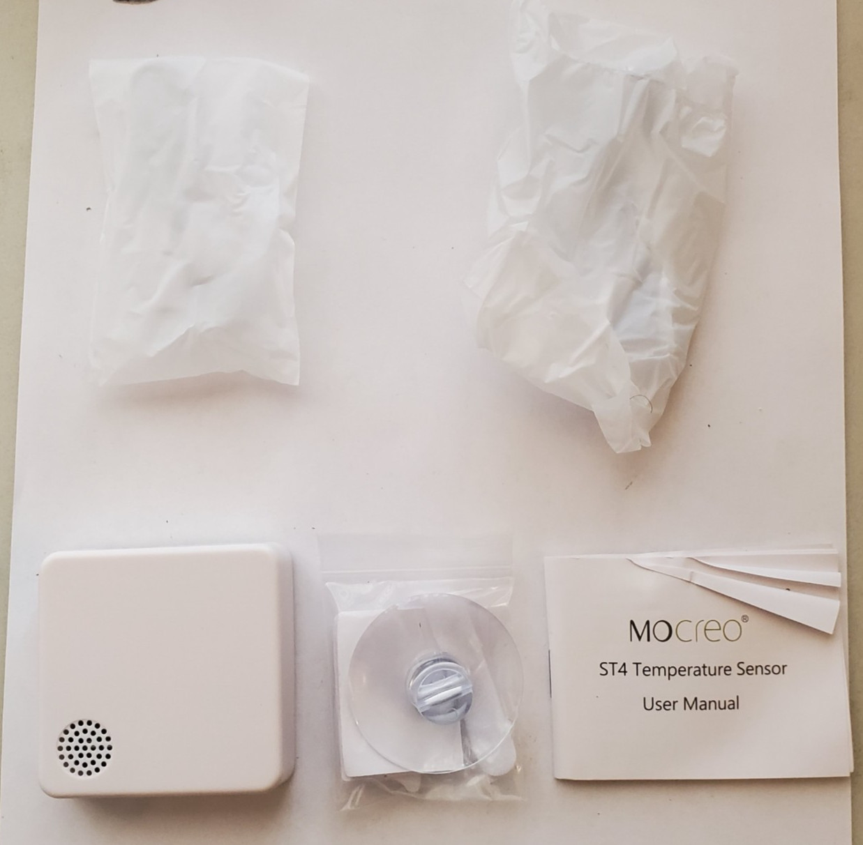 MOCREO, ST4, Temperature Sensor with Waterproof External Probe, New Open Box