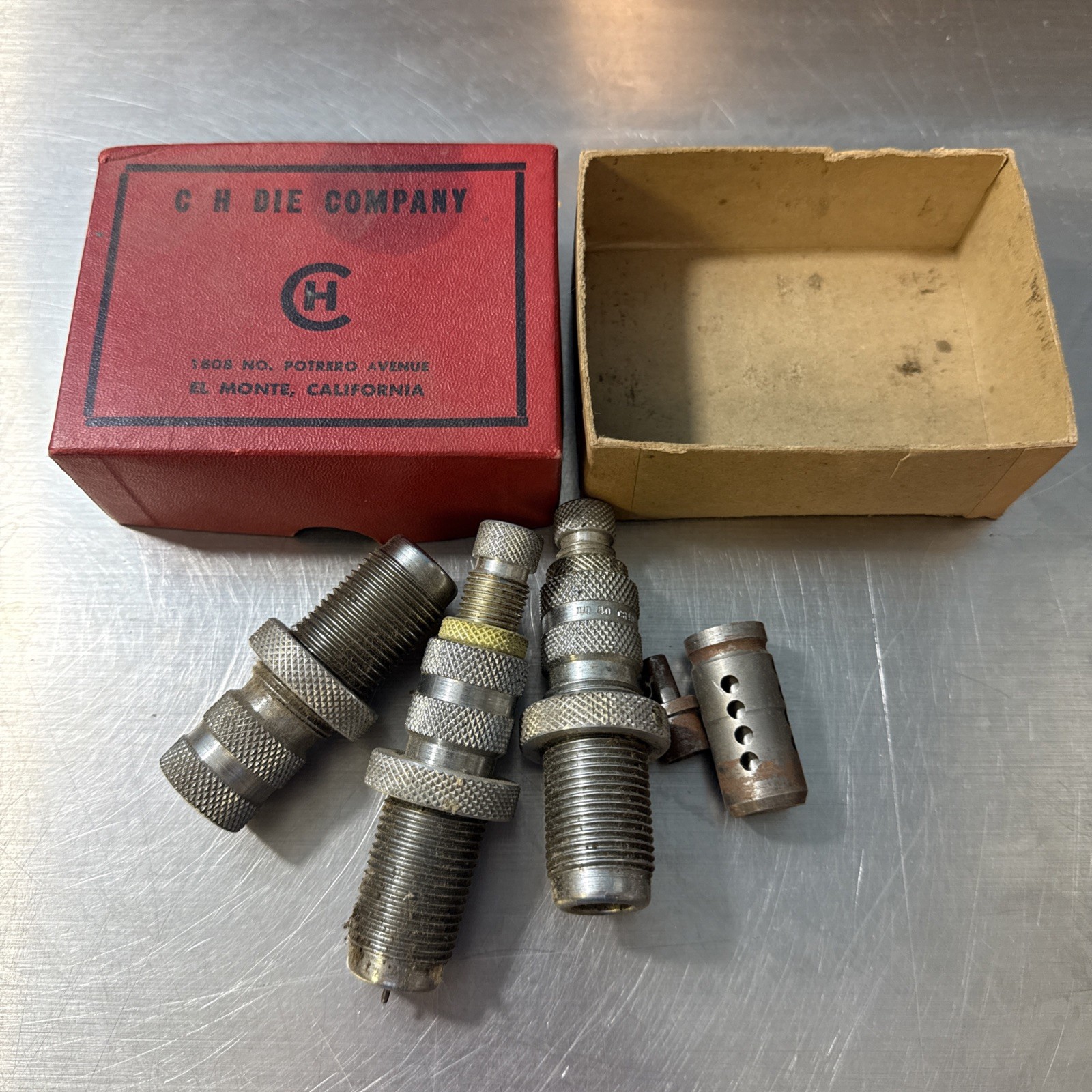 Vintage C-H Die Co.  RELOADING DIES Sizer & Crimp/Seater