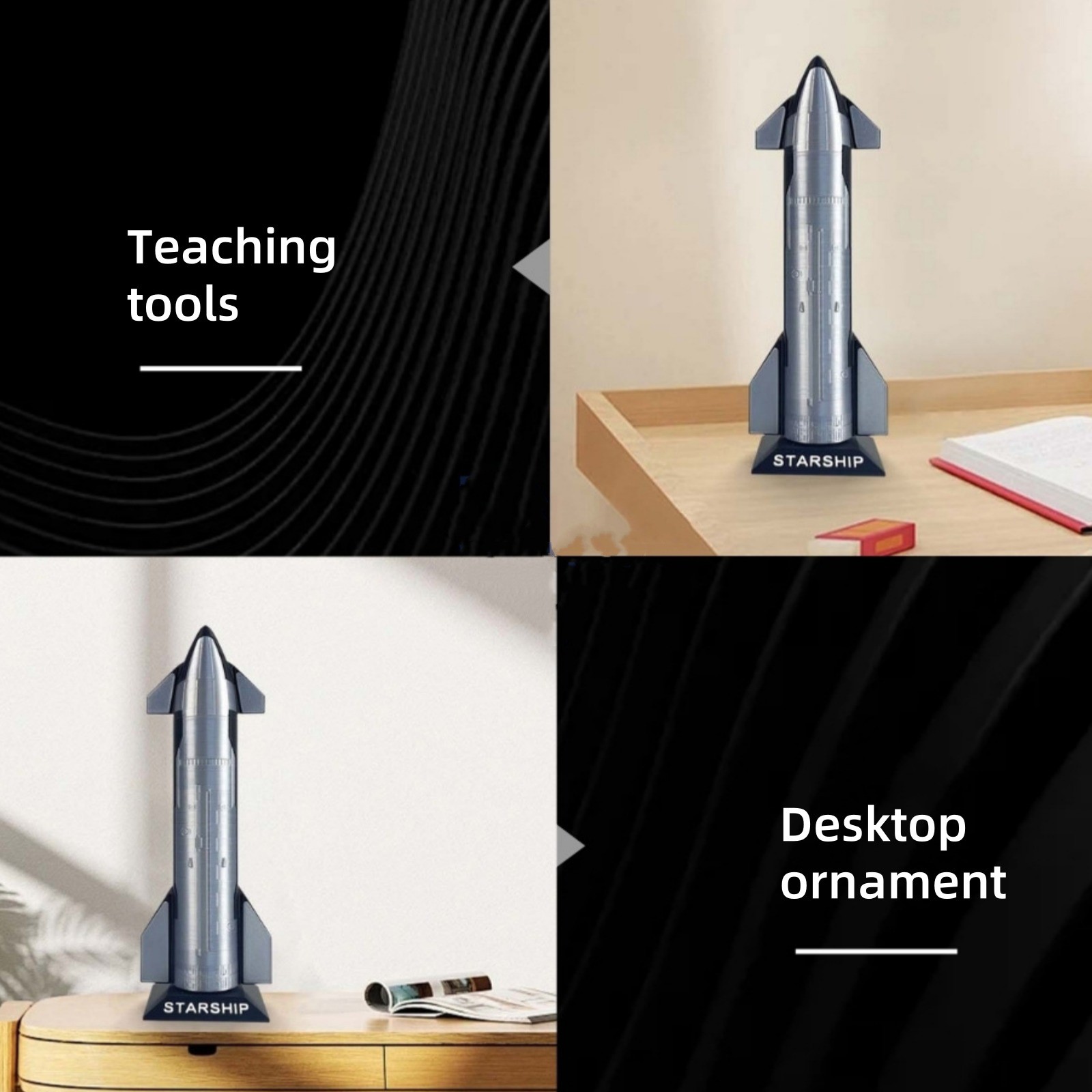 21cm 1/240 For SpaceX Starship S24 Falcon Heavy Dragon Spaceship Model Souvenir