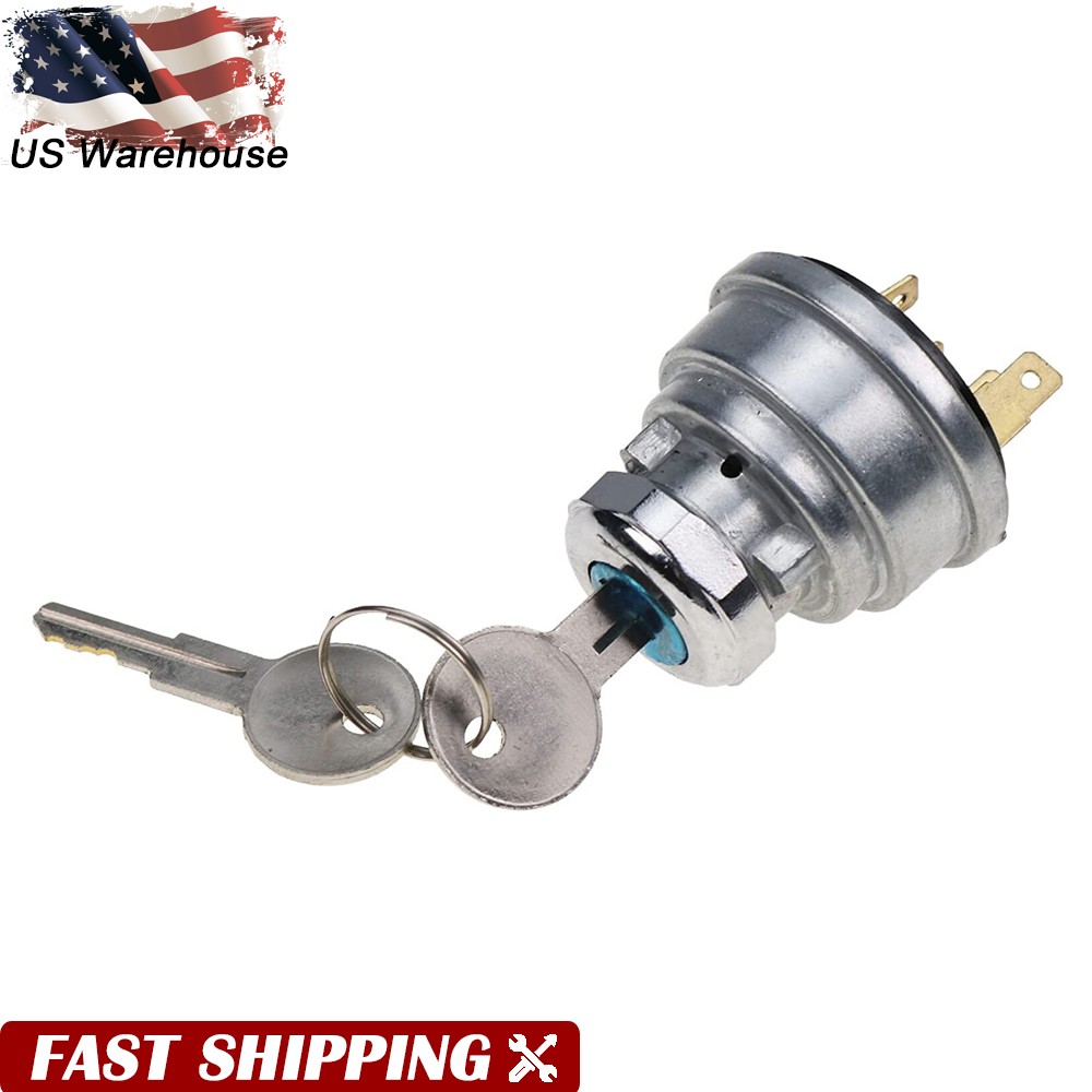 4-Position Ignition Switch w/2 Keys Replacement for 1MR3172P2, 85144959, F235438