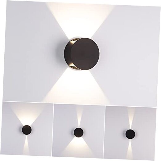 Modern Wall Sconce Small Wall Light Beam-Adjustable Home Movie 1 Pack Black