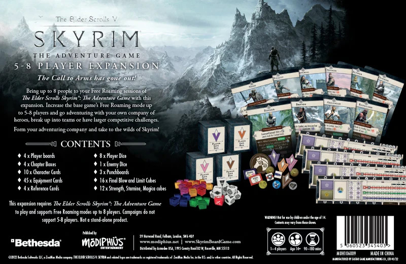 The Elder Scrolls V Skyrim The Adventure Board Game Mega Bundle ($617 Value)