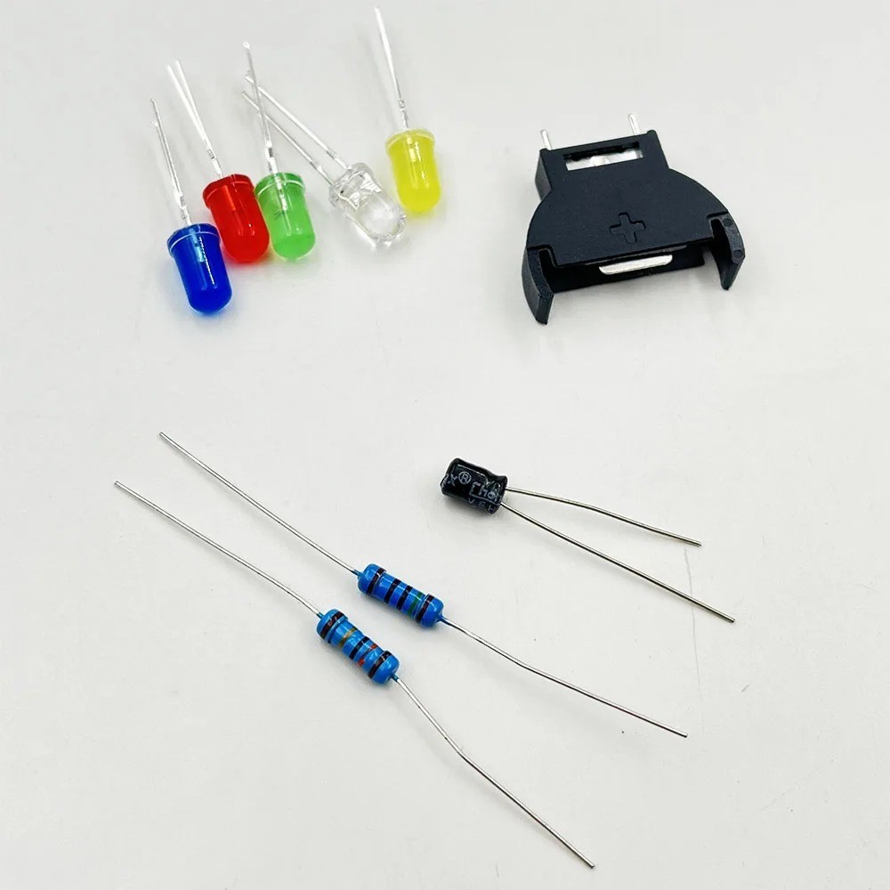 1SetFor SEGA Dreamcast DC Controller Ports PCB Power LED Fuse, Capcitor, Batery
