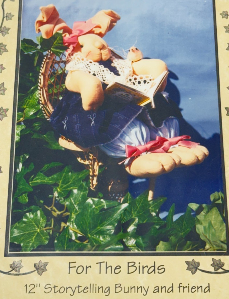 Abbey Lane Designs- For The Birds 12" Storytelling Bunny and Friends Pattern