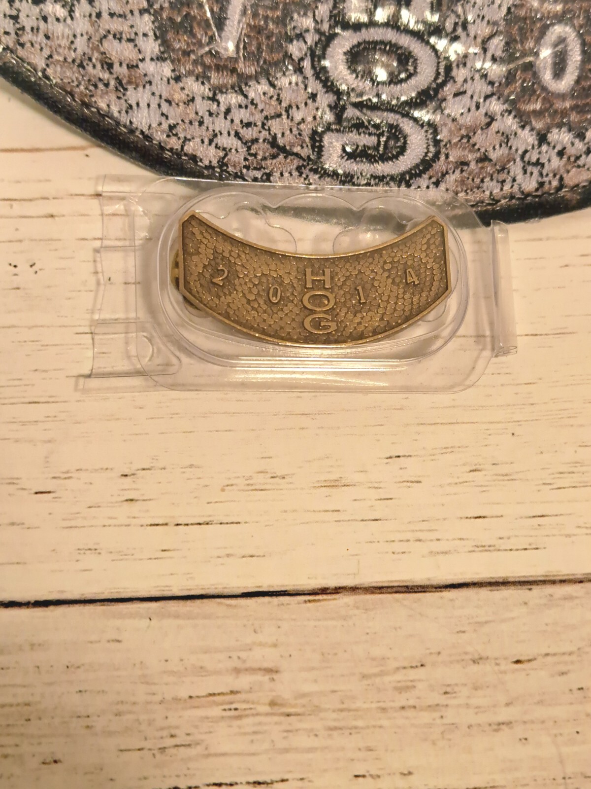 Harley Davidson HOG 2014 Rocker Patch and Pin No Frays Clean Patch