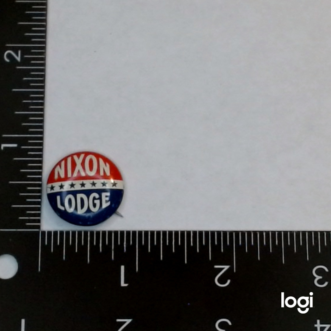 NIXON LODGE 5/8 INCH  Political Campaign Pin button