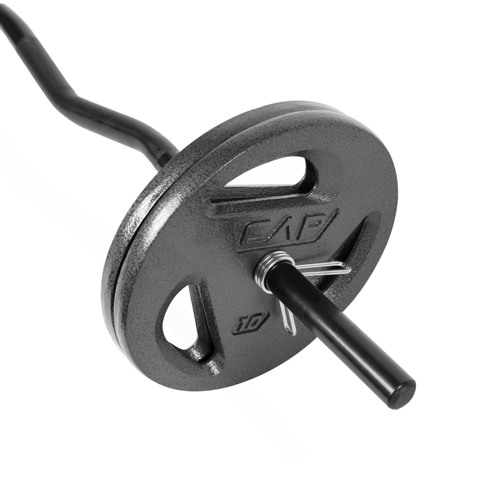 Barbell Standard 1" Curl Bar and Dumbbell Handle Set