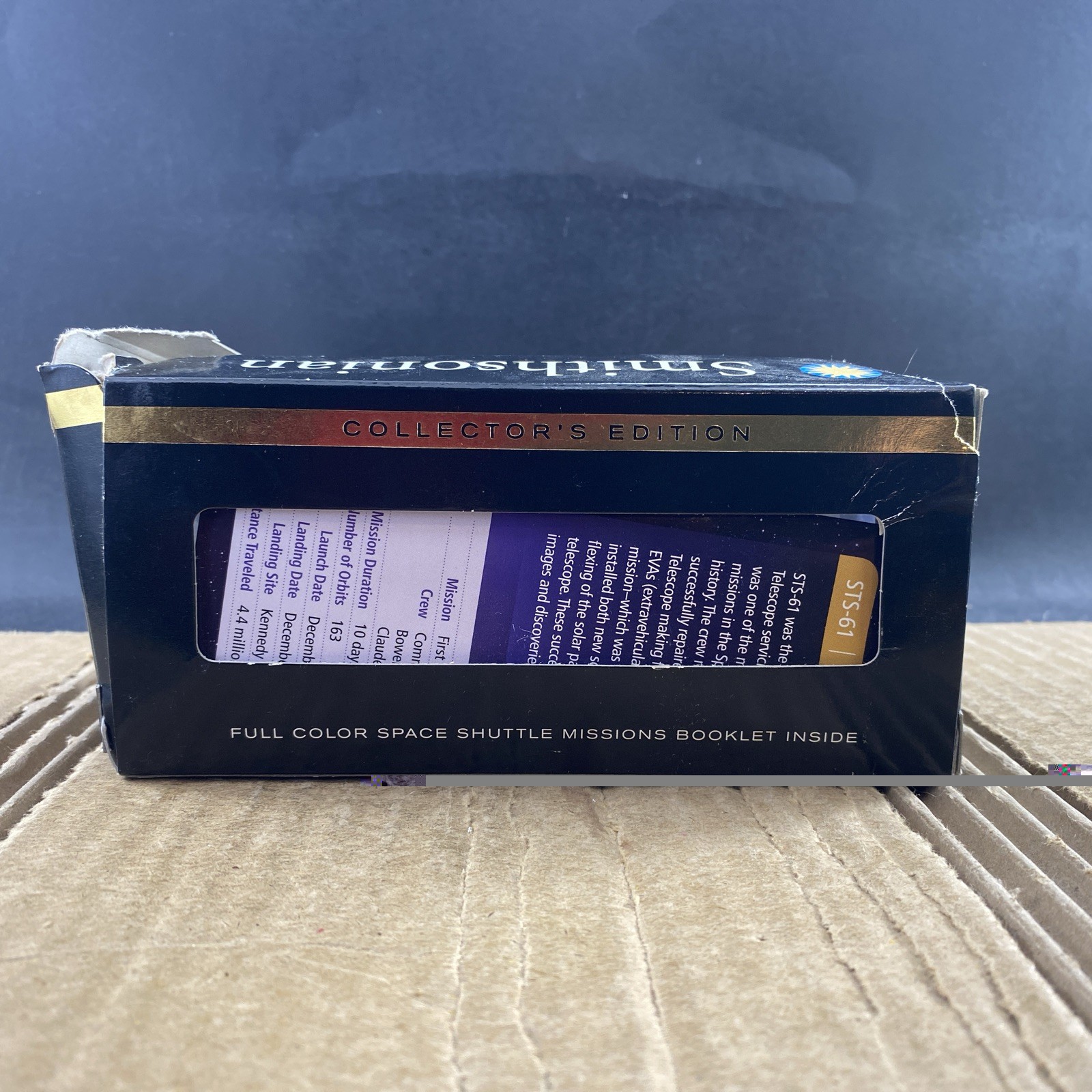 Smithsonian Collector’s Edition 24 Karat Gold Plated Shuttle Orbiter