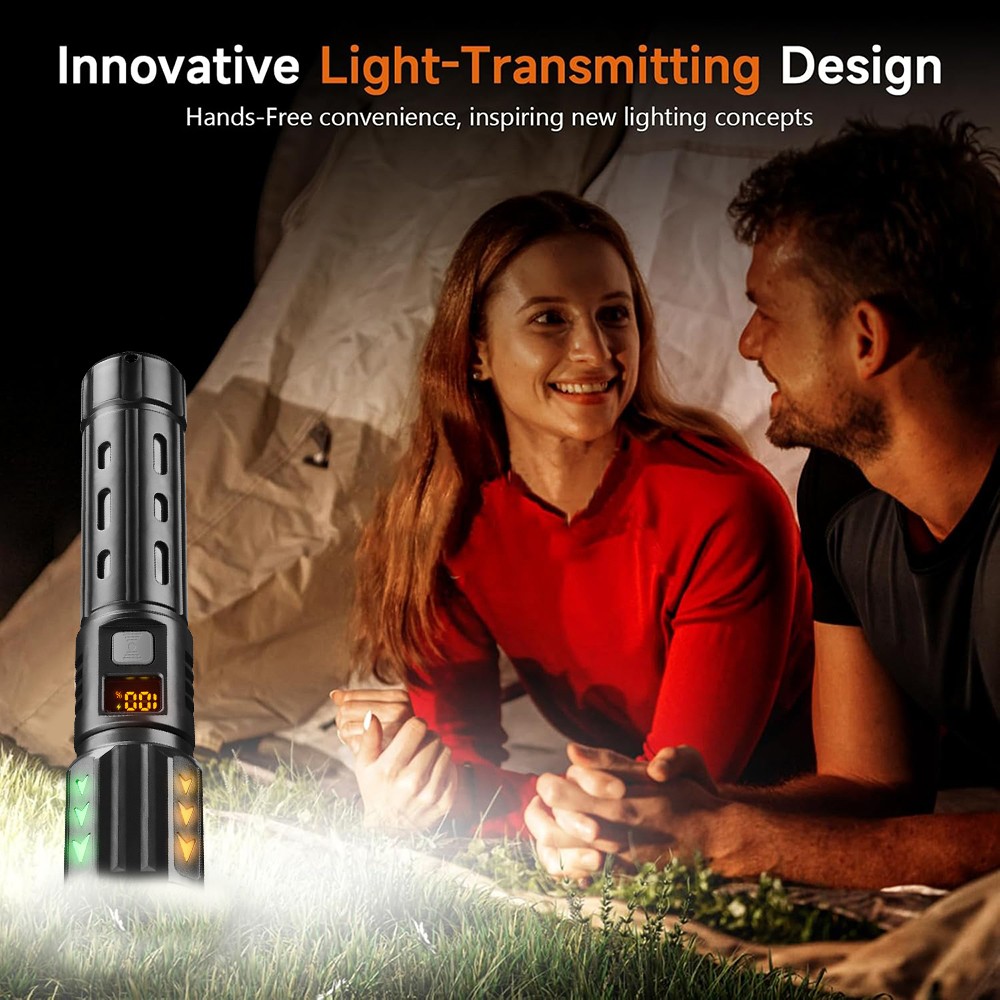 99000000 Lumen Bright LED Tactical Flashlight Rechargeable LED Work Lights 2026