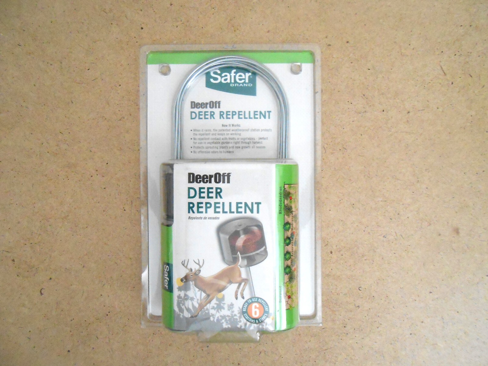 Deer Off Deer Repelling Stations Safer Brand New Sealed 6 Stations Included