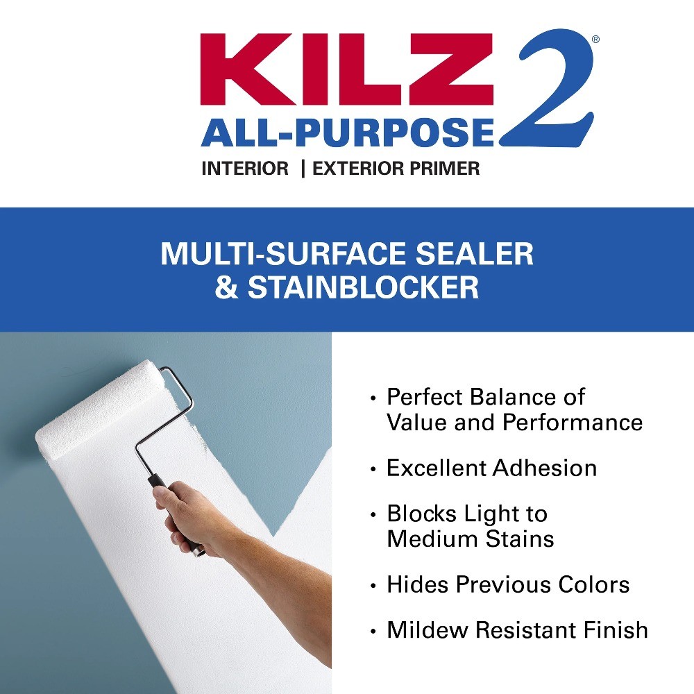 All-Purpose Interior/Exterior Multi-purpose Water-based Wall and Ceiling Primer