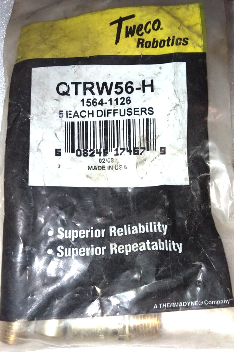 4-pk QTRW56-H Tweco Automation 1564-1126 Gas Diffuser