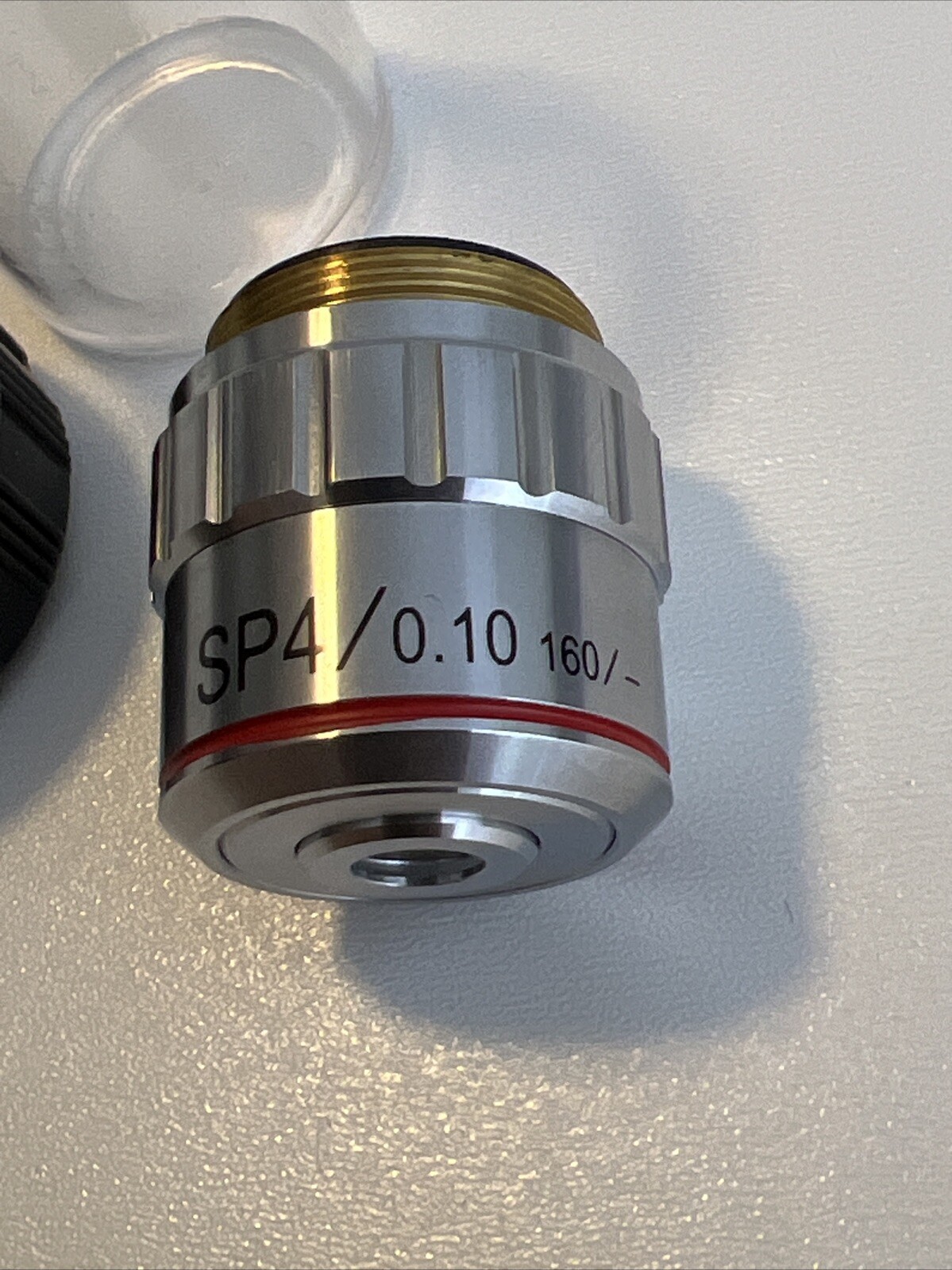 SP4 4X/0.10 160/- Microscope Objective; NEW