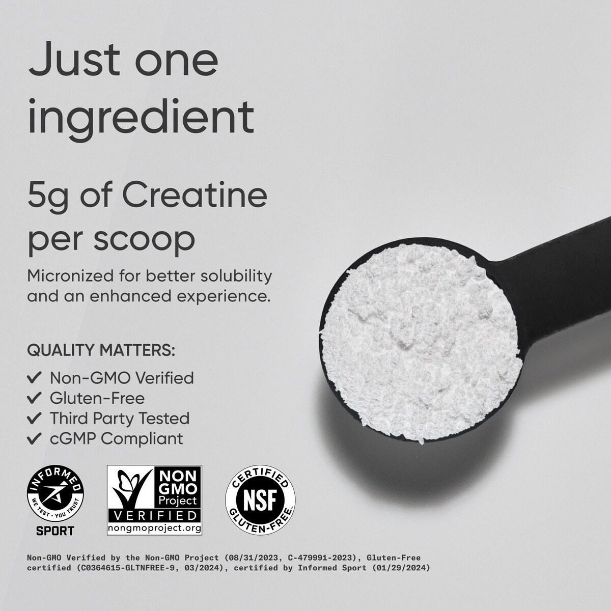 Creatine Monohydrate - Gain Lean Muscle, Improve Performance and Strength (500g)