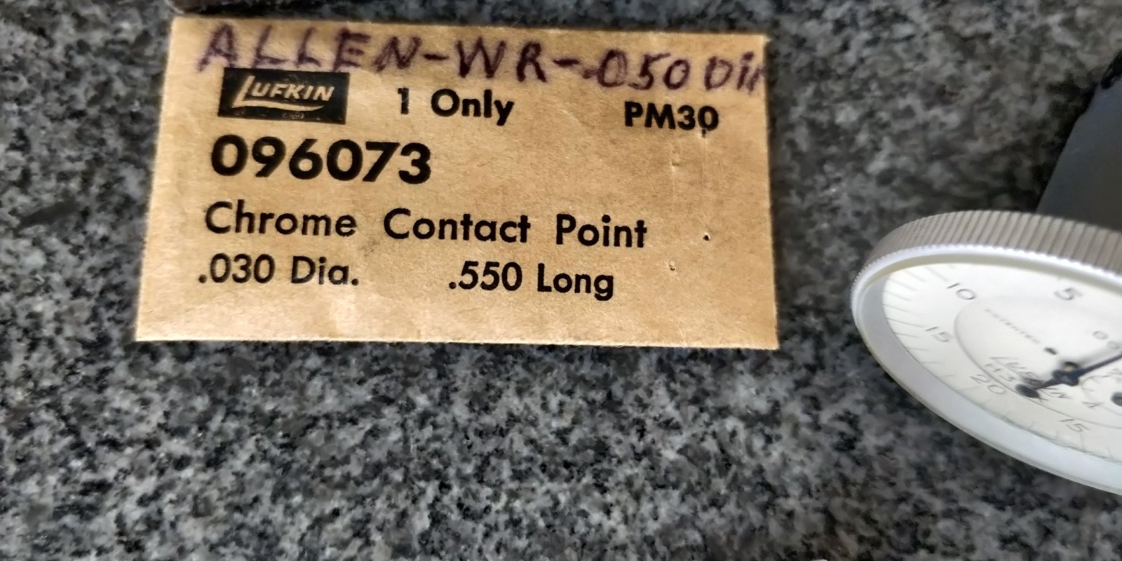 TESTED!! LUFKIN H32X Dial Test Indicator .0001" SWISS MADE