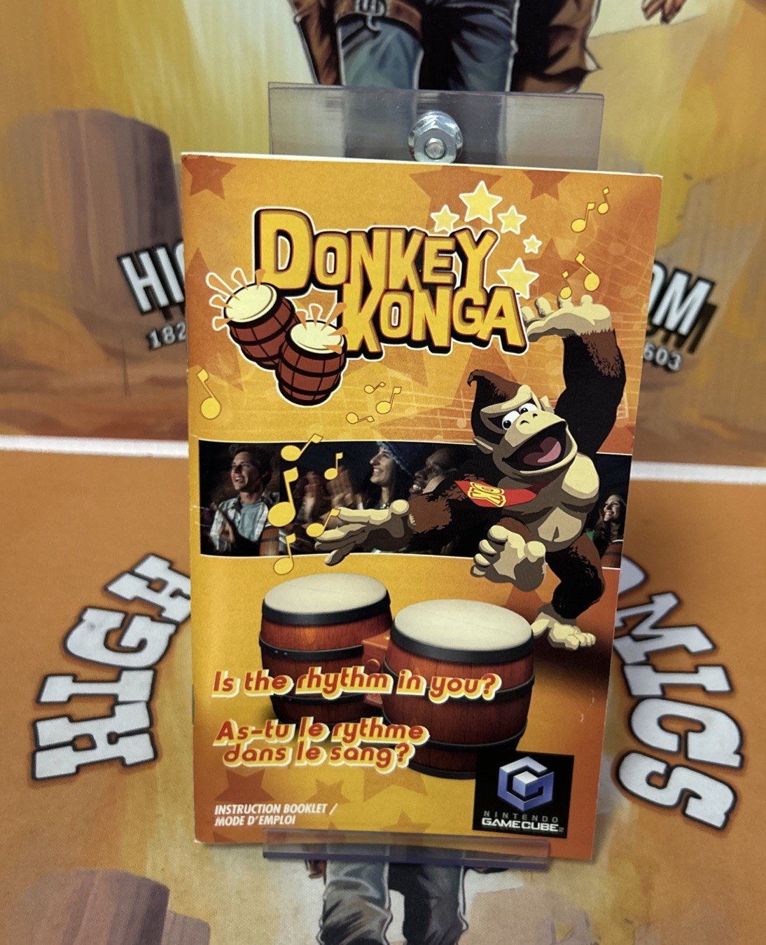 DONKEY KONGA NINTENDO GAMECUBE MANUAL ONLY 2004 VERY GOOD