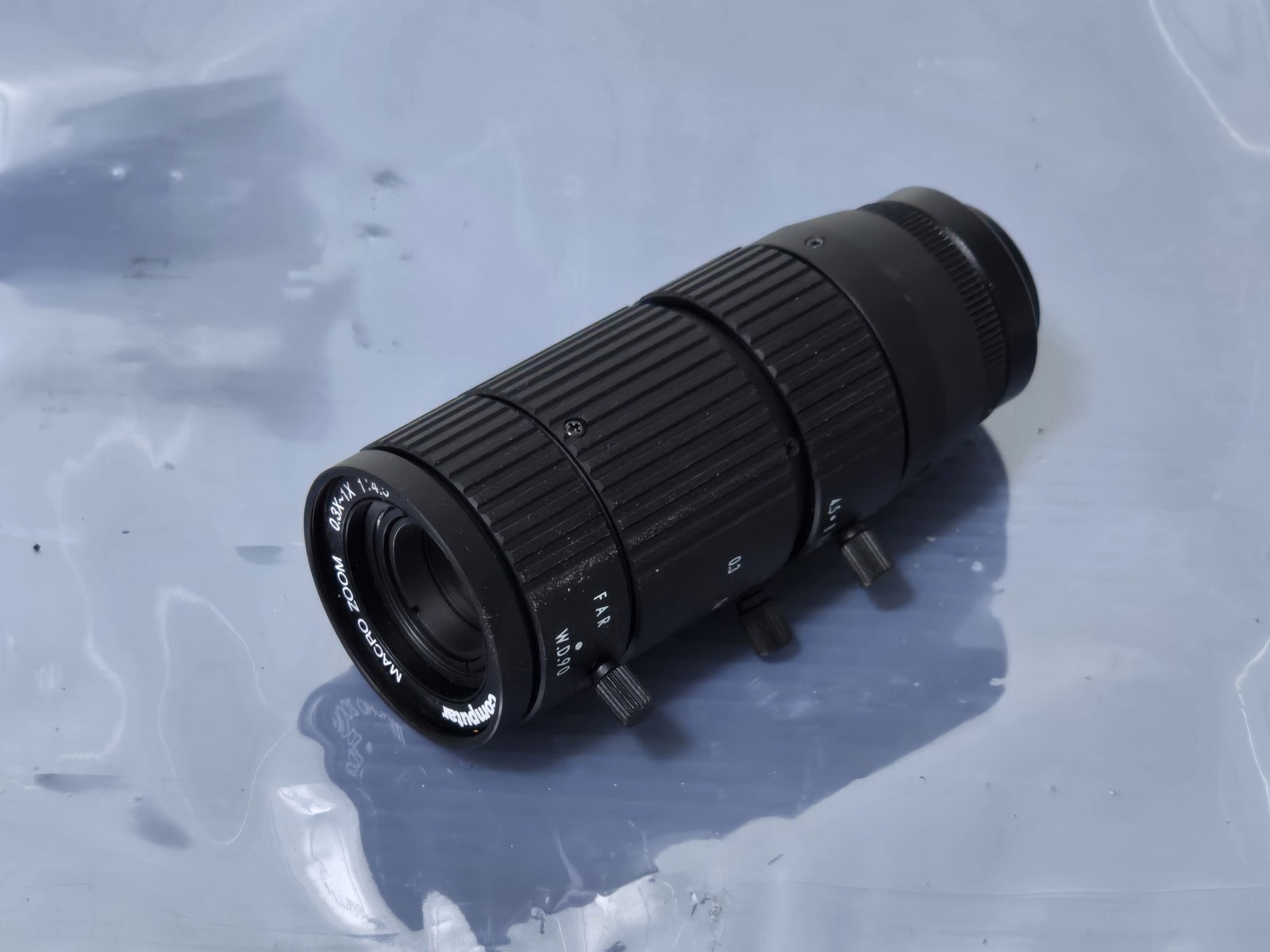 Computar Macro Zoom Lens 0.3X~1X 1:4.5 C-Mount Machine Vision WD90 Japan