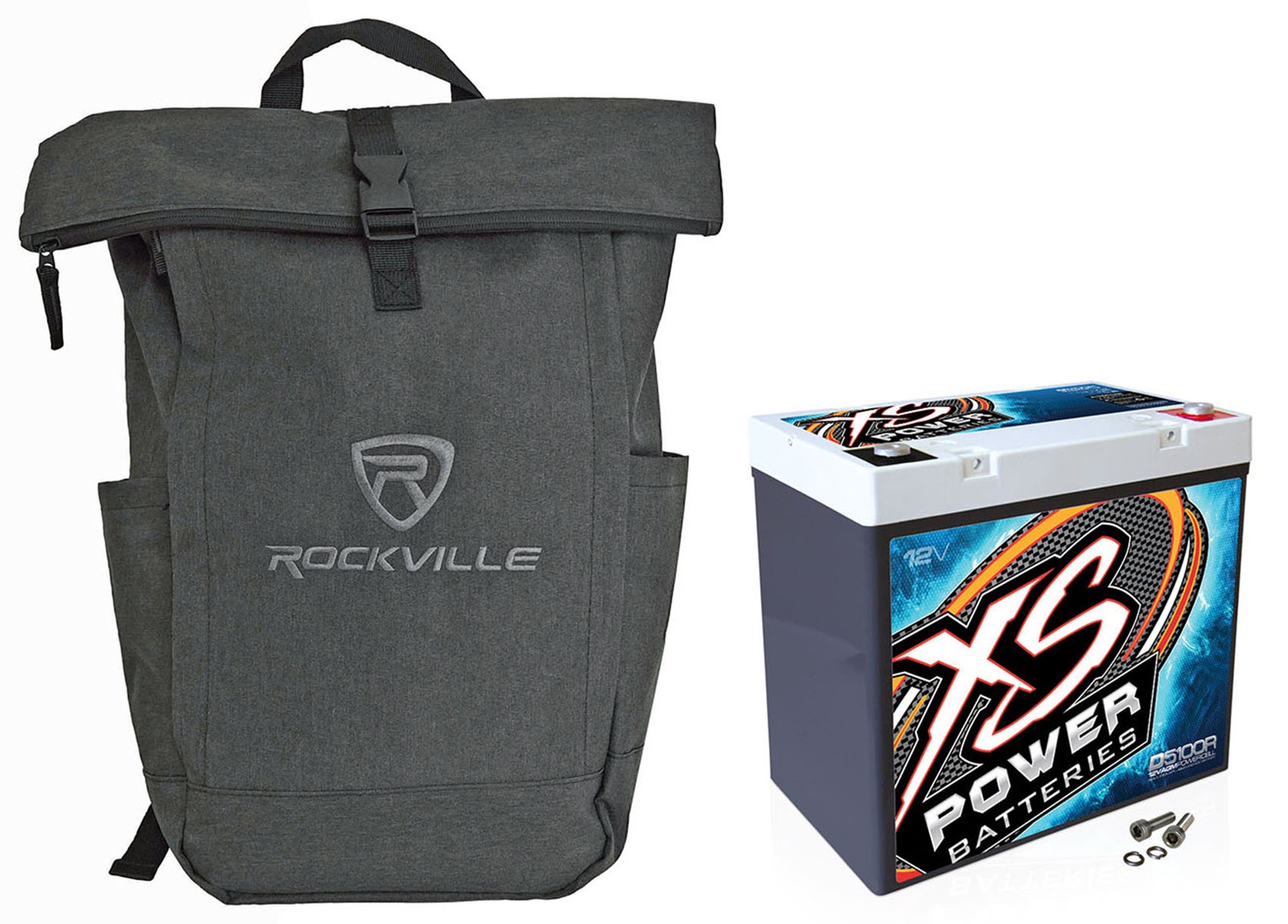 XS Power D5100R 12V Reverse Polarity 3100 Amp Sealed Powercell Car Battery+Bag