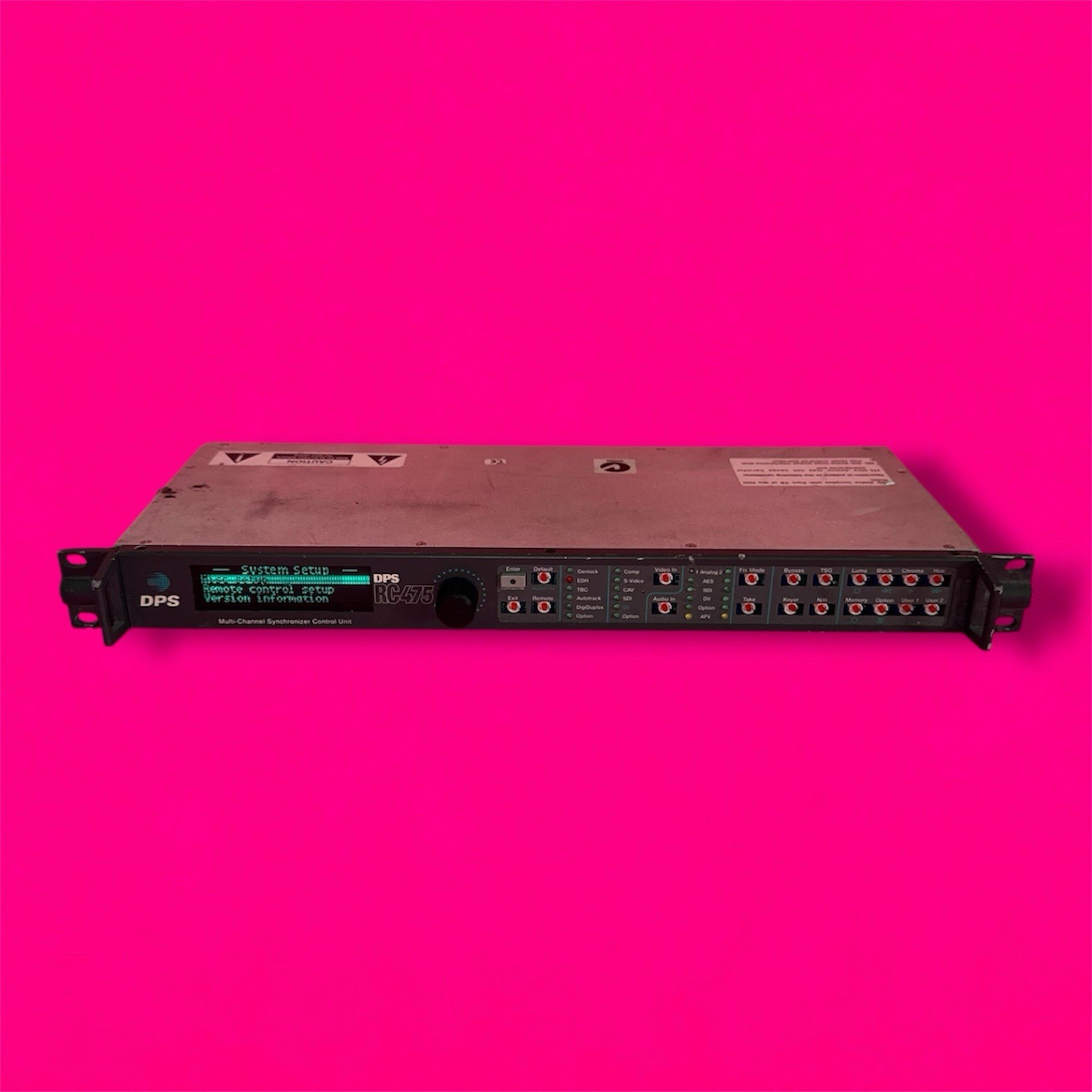 LEITCH  DPS RC 575  DIGITAL PROCESSING SYNCHRONIZER READ