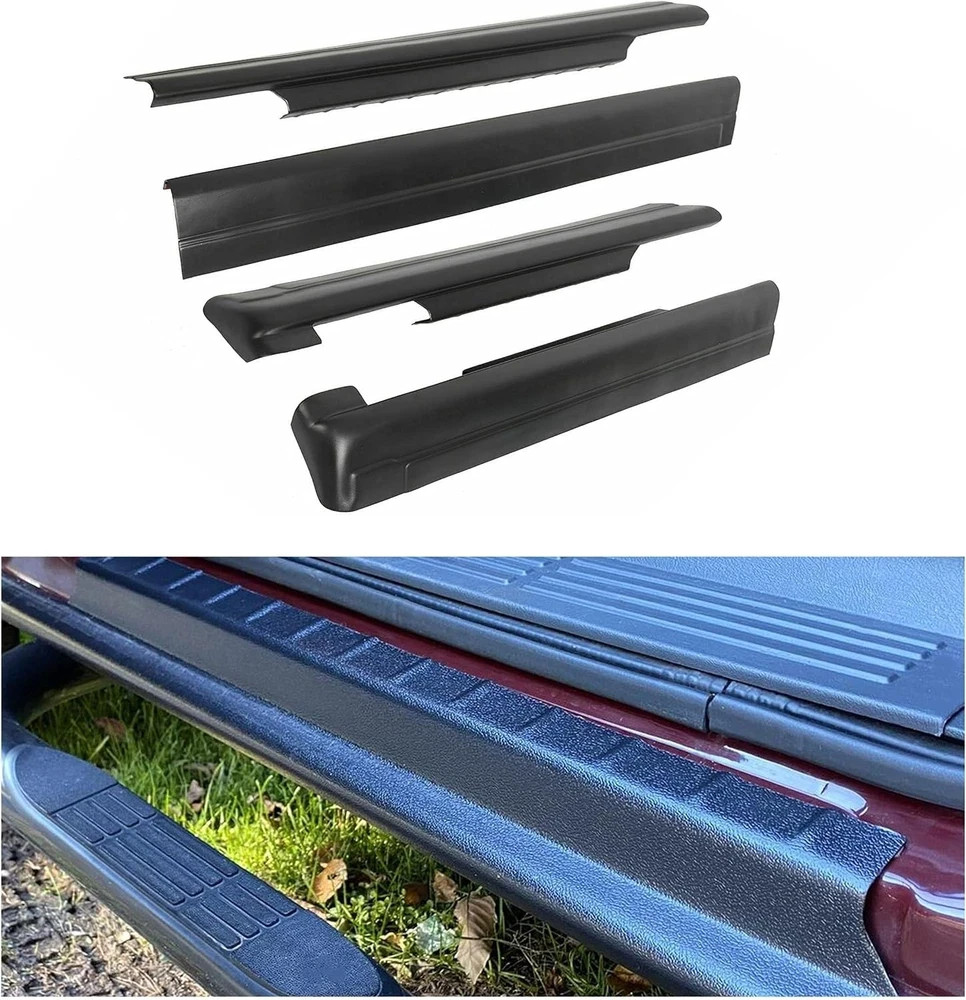 Rocker Panel Guard Crew Cab Compatible 1999 2000 2001-2006 GMC Sierra Silverado