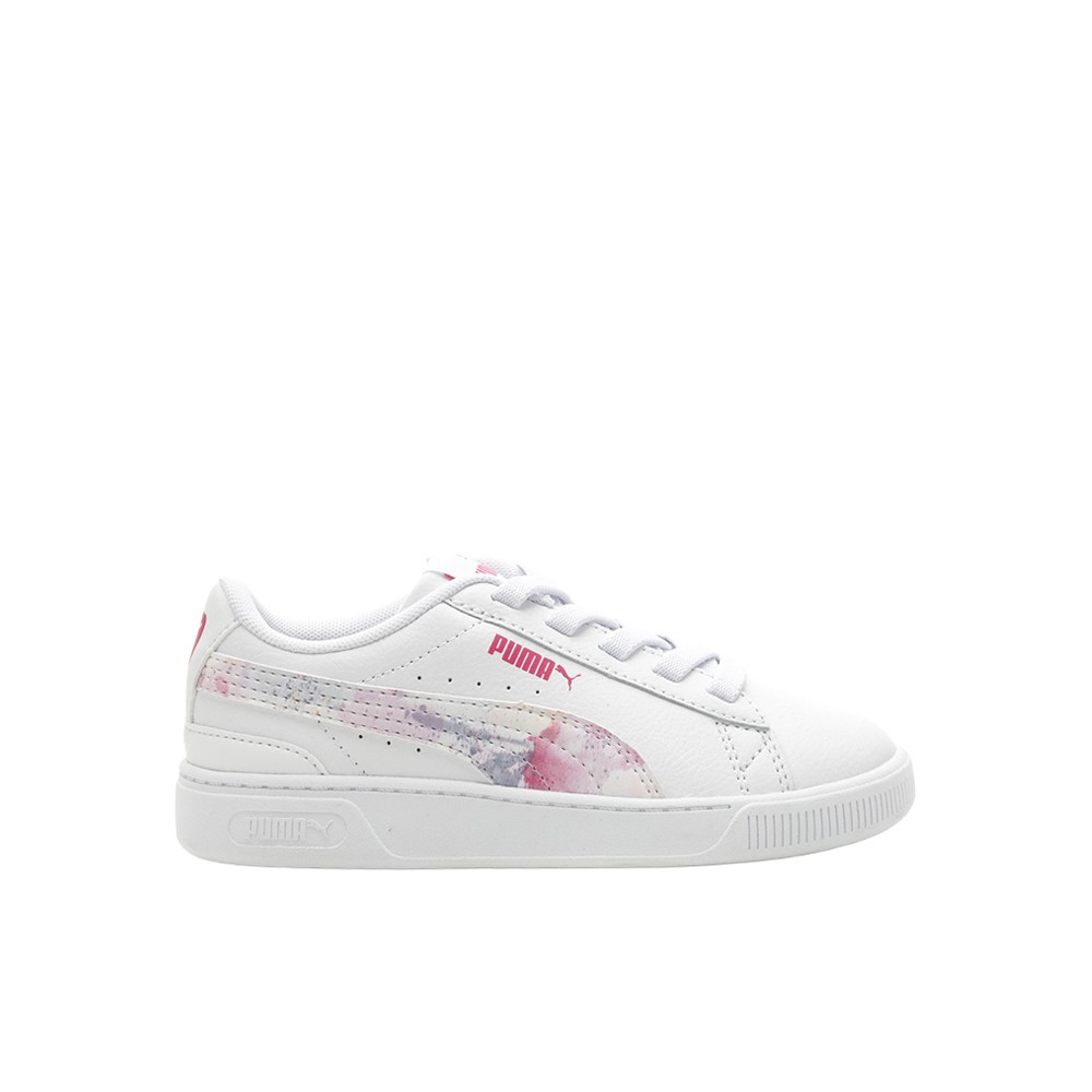 PUMA Vikky V3 Tincture Lace Up  Toddler Girls White Sneakers Casual Shoes 392456