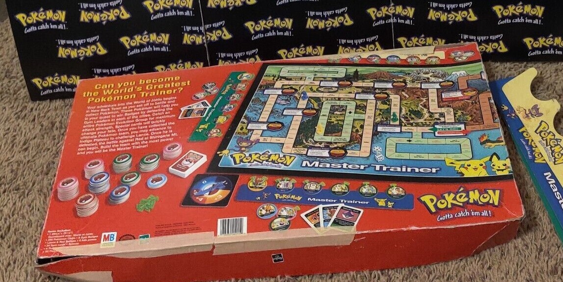 Vintage 2001 Pokemon Master Trainer Game Chips & Pointers Parts You Choose