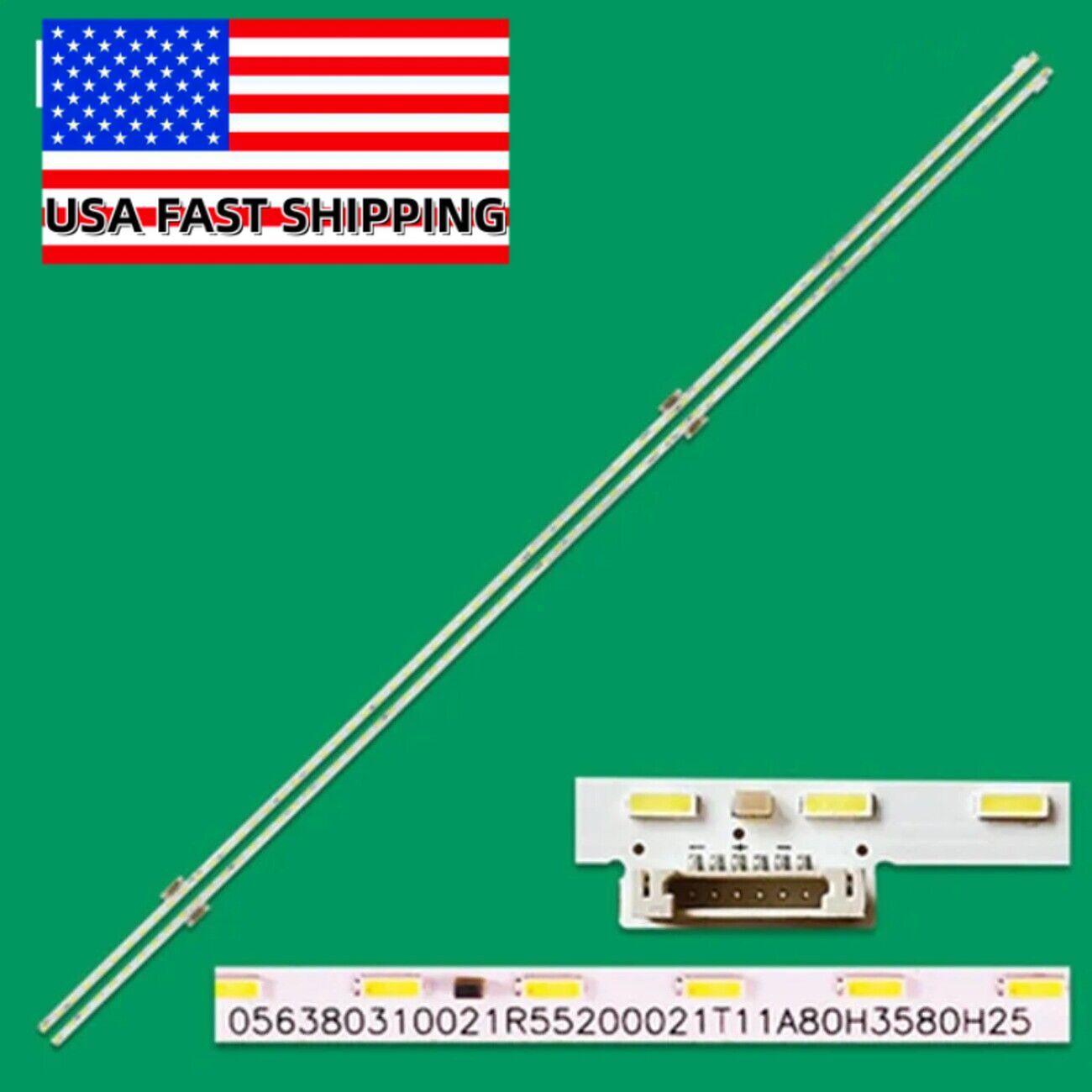 2Pcs LED Backlight Strips For Sony XBR-65X850D 734.01P02.XXXX.R01 760.01P1R.0001