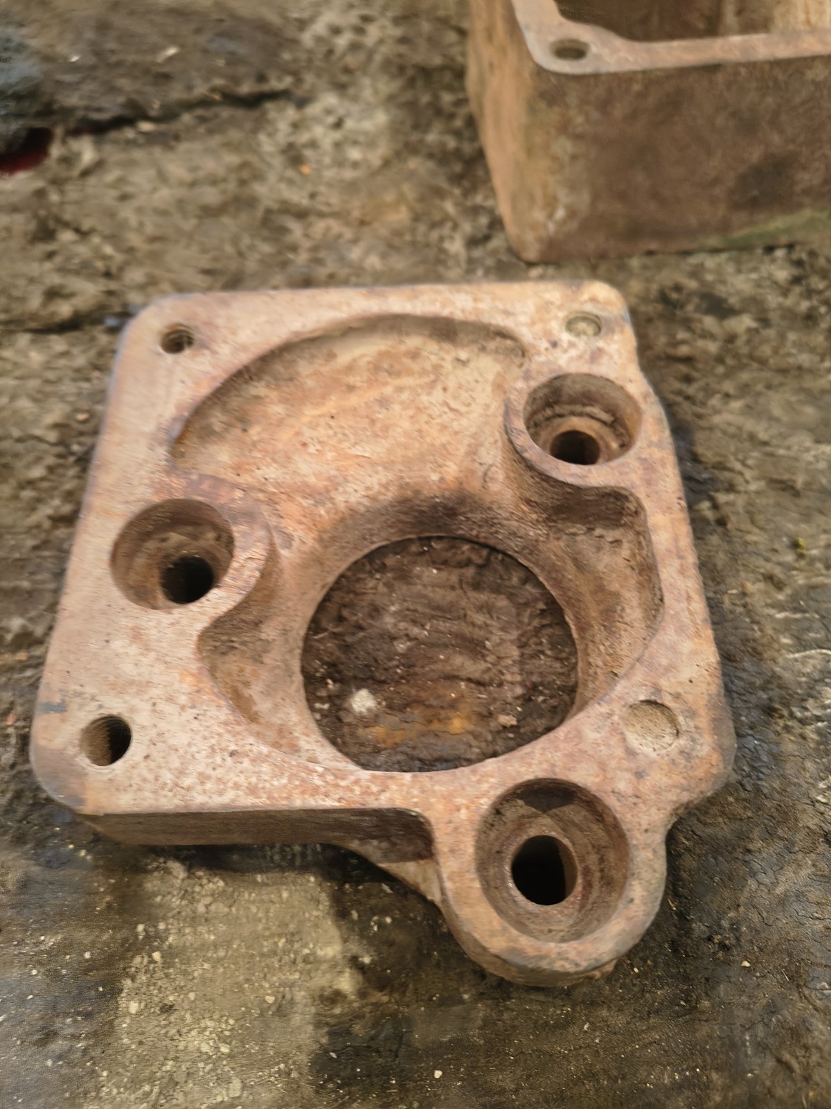 John Deere 630 Air Precleaner Adapter And Casting