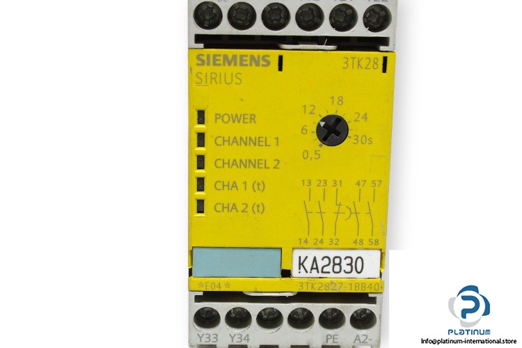 SIEMENS 3TK2827-1BB40 SIRIUS SAFETY RELAY_SIEMENS 3TK28271BB40