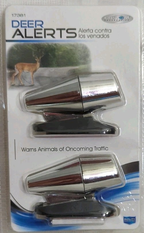 Custom Accessories Chrome Deer Alerts (2 Pack)