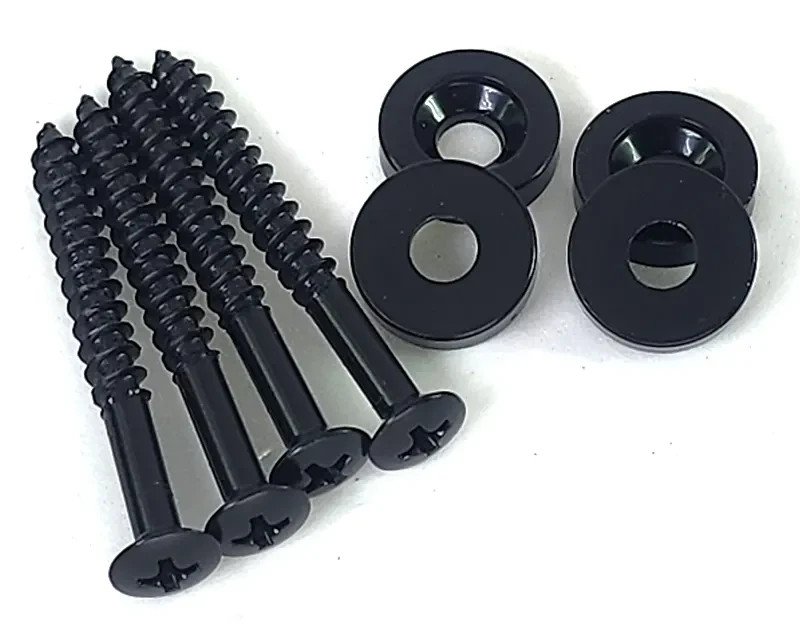 Squier Modders Black Neck Joint Screws & Ferrules Hardware For Ibanez