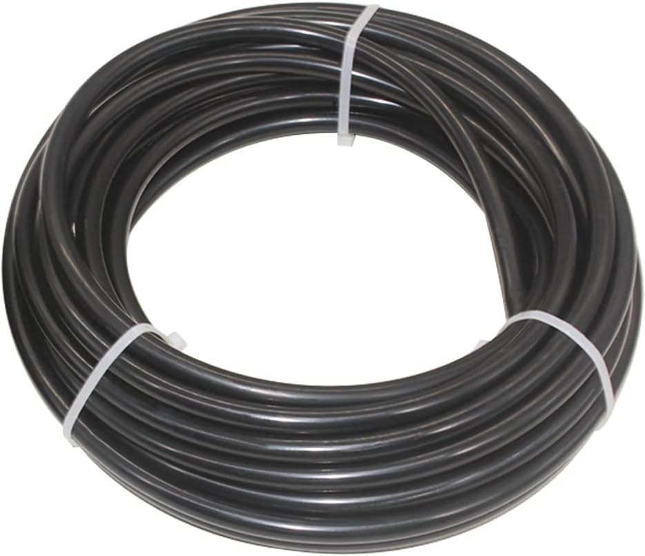 Pneumatic 10mm OD Air Line Nylon Tube SAE J844 Airline x 7.5mm, Black
